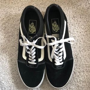 used black old skool vans